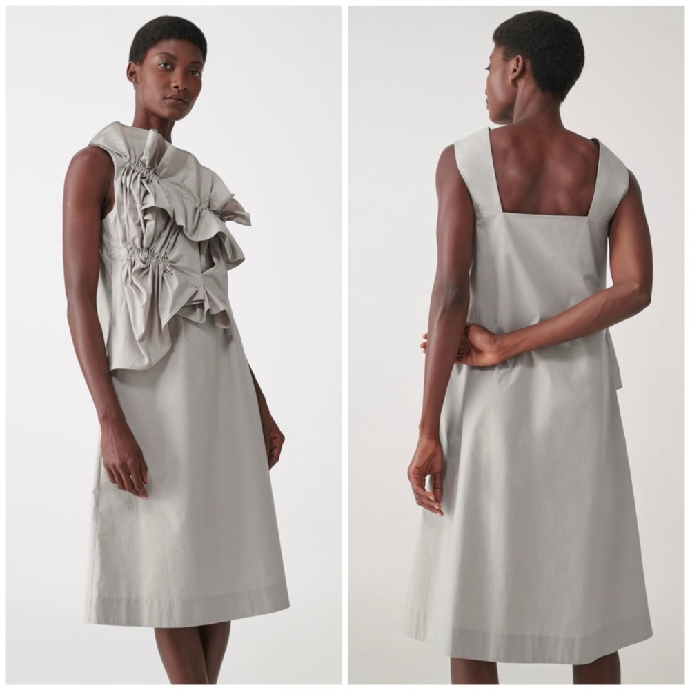 COS Gray Midi Dress